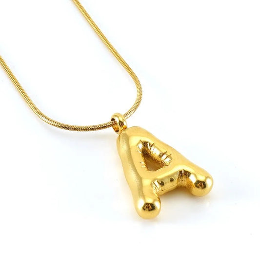 Bubble Letters necklace